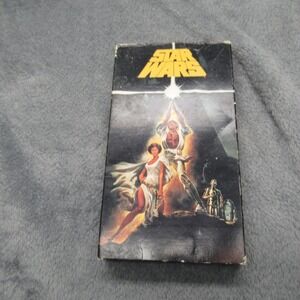 Vintage 90s Star Wars VHS Tape 1992 CBS Fox Video Original Trilogy‎ Movie Film